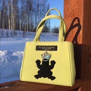 Brighton ~ My Flat In London Handbag ~ Green Frog